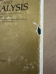 INTRODUCTION TO CALCULUS AND ANALYSIS Vol. 1 R. Courant F. John 1965 HCDJ
