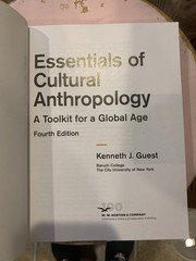 Essentials of Cultural Anthropology: A Toolkit for a Global Age 4e 2023 PB