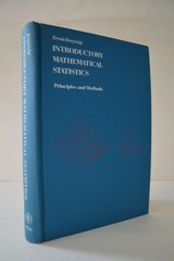 Intro Mathematical Statistics Erwin Kreyszig Principles & Methods HC