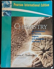 CHEMISTRY by Karen Timberlake 10TH INTERNATIONAL SOFTCOVER Edition Same as US Ed