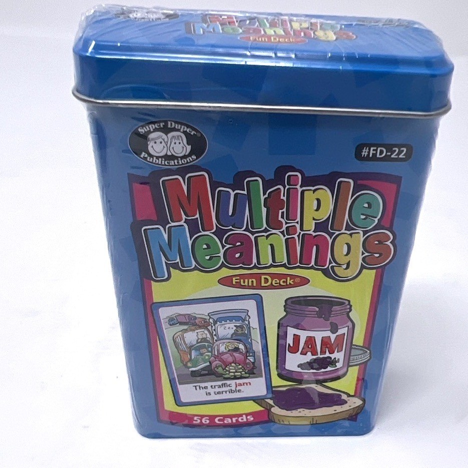 Super Duper Multiple Meaning Cards Complete Excellent Condition Language Therapy