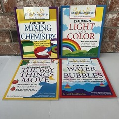 Little Scientists Hands On Activities 4 Ct Book Lot Elementary K-3rd Grade