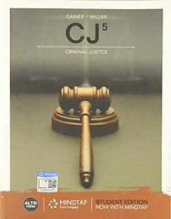 CJ (MindTap Course List) – Paperback, by Gaines Larry; Miller Roger – Very Good
