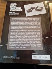 DIGITAL SIGNAL PROCESSING APPLICATIONS USING THE ADSP-2100 BOOK- Jere Babst – 1