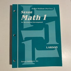 Saxon Math 1 Student Workbooks 1 & 2 Plus Teacher’s Edition. Like New