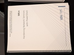 Rare SANS SEC505 Complete 6-Book Set Windows PowerShell Security GCWN