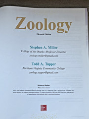 McGraw Hill Education Zoology 11th Student Edition Science Textbook 2019