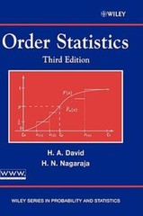 Order Statistics by Herbert A David: Used