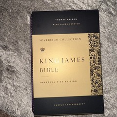 KJV Sovereign Collection Bible, Personal Size, Red Letter Edition, Comfort Print