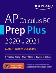 AP Calculus BC Prep Plus 2020 & 2021: 6 Practice Tests + Study Plans + Revie…