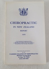 Bulk Lot of 7 Chiropractic in New Zealand 1979 Report Parker College Reprints