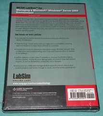 MCSE MCSA LabSim for MANAGING microsoft windows server 2003 environment 70-290
