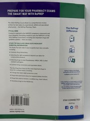 RxPrep 2022 NAPLEX Course Book by RxPrep (2021, Trade Paperback)