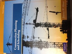 CONSTRUCTION PLANNING AND SCHEDULING BY Jimmie Hinze HARDCOVER **NEW**