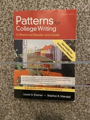 Bedford/St. Martin’s Patterns for College Writing 14th Ed Paperback Kirszner Ma…