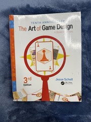 CRC Press The Art of Game Design 3rd Ed Book Jesse Schell 2019 Hardcover PB