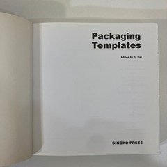 Packaging Templates Ju Hai Gingko Press 2009 First Edition Graphic Design TPB