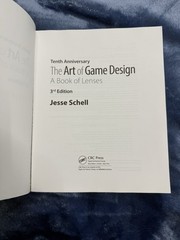 CRC Press The Art of Game Design 3rd Ed Book Jesse Schell 2019 Hardcover PB