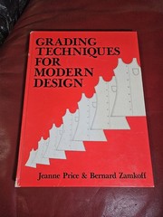 Grading Techniques for Modern Design Jeanne Price Bernard Zamkoff 1978 2nd Print
