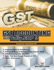 Asok K. Nadhani Gst Accounting with Tally .ERP 9 (Paperback) (UK IMPORT)