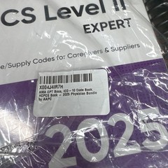 NEW 2025 Physician Bundle by AAPC – HCPCS Book, ICD-10 Code Book (READ)