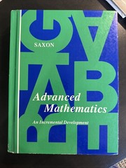 Saxon Advanced Mathematic Set Of 4 Books