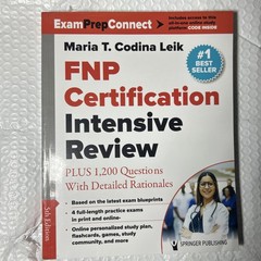 FNP Certification Intensive Review: PLUS 1,200 Questions 5th Edition With Access
