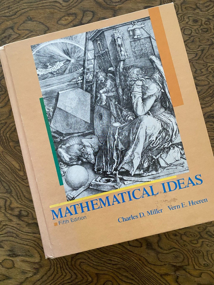 Mathematical Ideas by Charles D. Miller and Vern E. Heeren (1986, Hardcover)