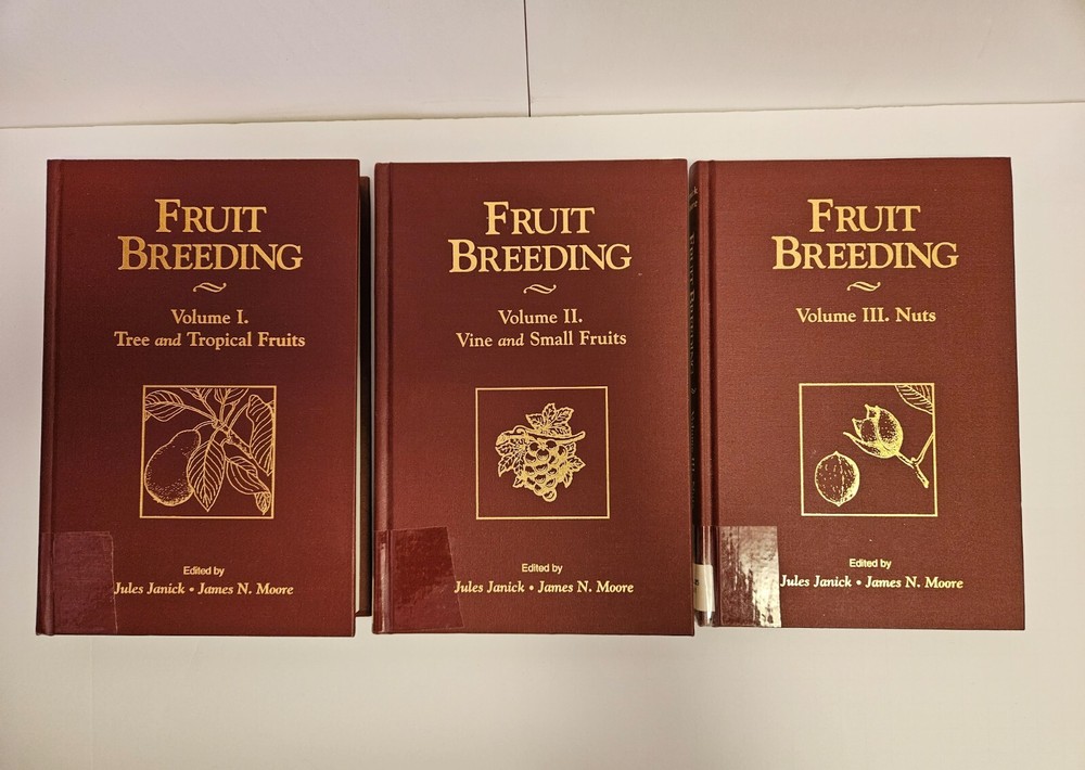 Fruit Breeding 3 volume set I II III Tree Tropical Fruits Vine Jules Janick
