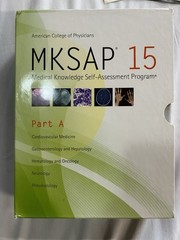 MKSAP 15: Medical Knowledge Self-Assessment Program, Part A Package Study Guide