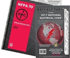 NFPA 70 National Electrical Code NEC 2017 Edition SPIRAL WITH BBI TAB
