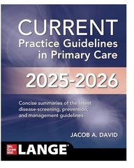 CURRENT Practice Guidelines in Primary Care 2025-2026 22nd Edition Paperback NEW