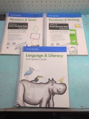 Get Set For School Pre K Teacher Guides Readiness Writing Language Literacy Math
