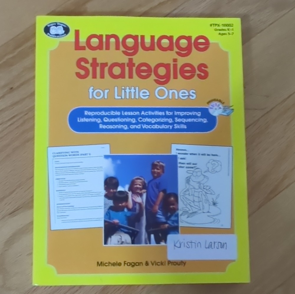 Super Duper Language Strategies for Little Ones