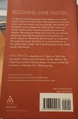 Becoming Jane Austen by Jon Spence (2007, UK-Trade Paper, Movie Tie-In)