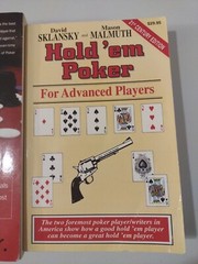 Hold ’em Poker For Advanced Players & Play Poker Like The Pros 2 Book Lot