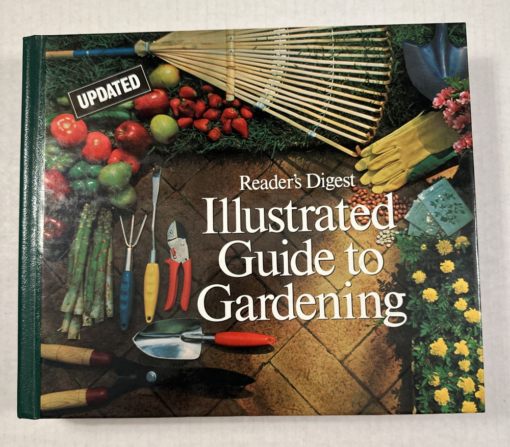 Illustrated Guide to Gardening, VTG 1990, 11th ed 600+ pgs, Hardcover