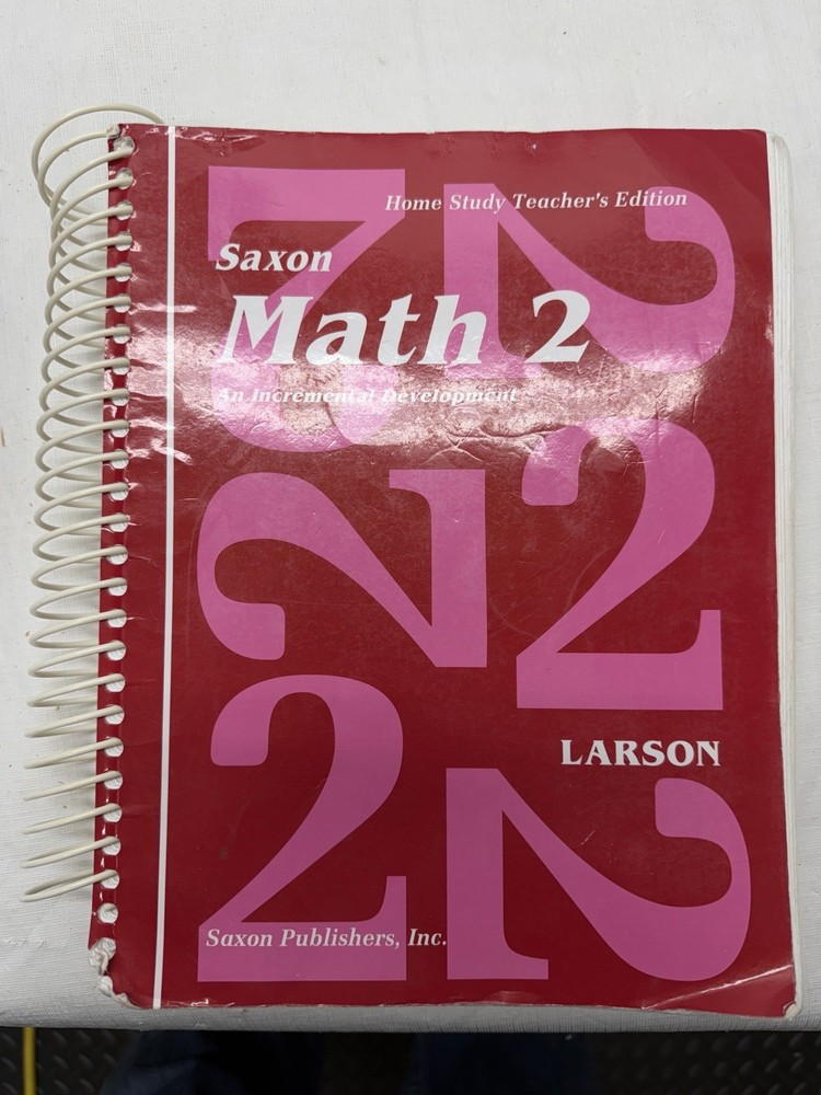Saxon Math 2: Home School Teachers Edition