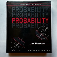 Probability (1993, Hardcover) by Jim Pitman – Springer Texts In Statistics