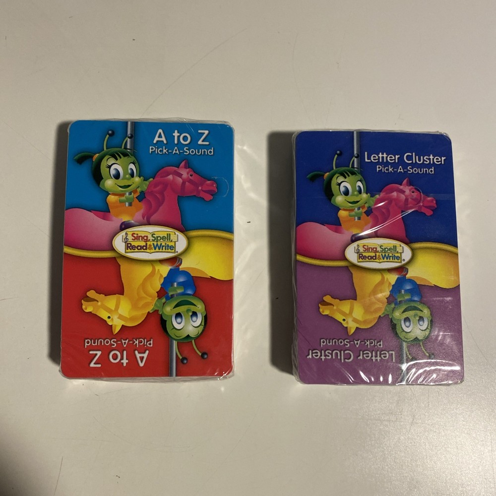 Sing Spell Read Write Games, A To Z AND Letter Cluster, CARDS GAMES