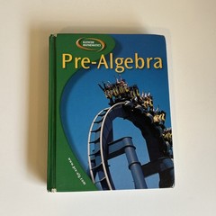 Glencoe McGraw-Hill Pre-Algebra Mathematics Hardcover Textbook Malloy