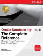 Oracle Database 11g The Complete Reference (Oracle Press) – Hardcover – GOOD