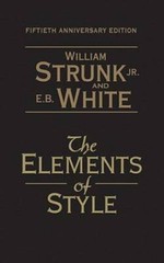 The Elements of Style: 50th Anniversary Edition – Hardcover – GOOD