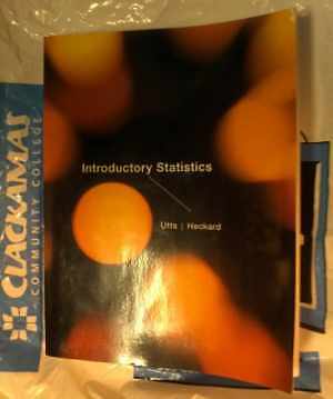 Introductory Statistics – Custom – Paperback, by Jessica M. Utts – Acceptable