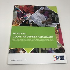 Pakistan Country Gender Assessment Vol 2 Sector Analyses and Case Studies