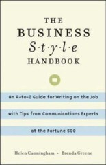 The Business Style Handbook: An A-to-Z Gui- Cunningham, 9780071382304, paperback