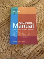 American Psychological Association 7th Edition