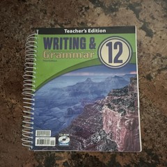 BJU Press Writing & Grammar 12 Teacher’s Ed 3rd Instructor Guide CD-ROM 2013