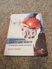 Occupational Safety and Health for …, Goetsch, David