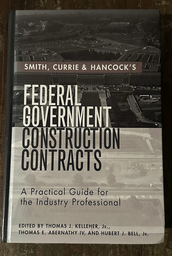 Wiley Federal Gov Construction Contracts Hardcover 2008 ISBN 0471760832, clean!!